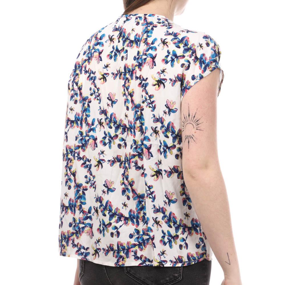 Teddy Smith Blouse Blanche à fleurs Femme Teddy Smith Ayana