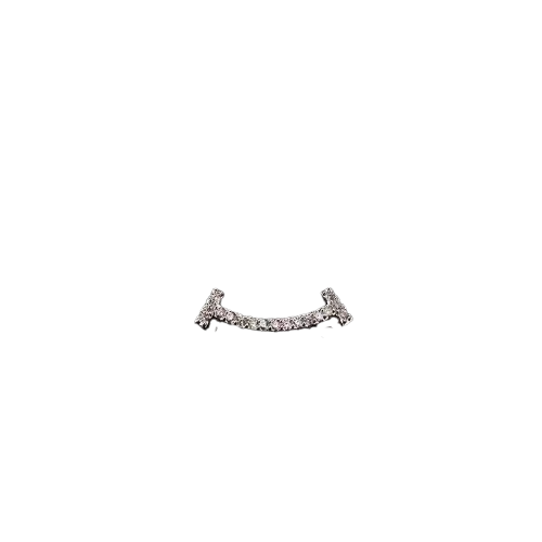 (20mm) Kragen Brosche Kleider Sicherheitsnadel Ausschnitt Clip mit Strassstein - Silber