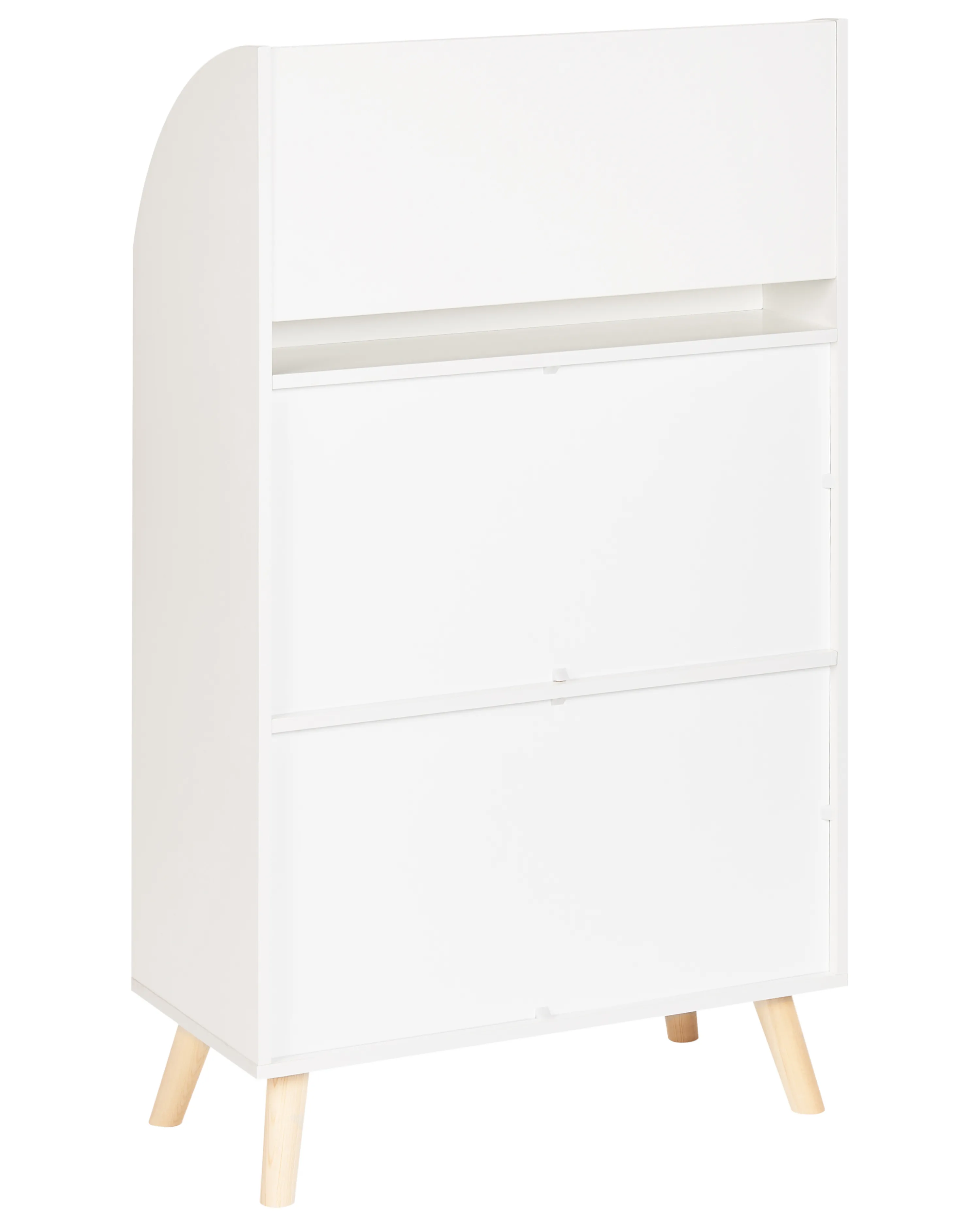 Boekenkast met 3 planken LILOET 102 cm Wit