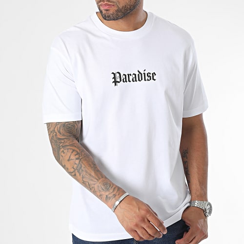 Tee Shirt Oversize Large Paradise III Blanc