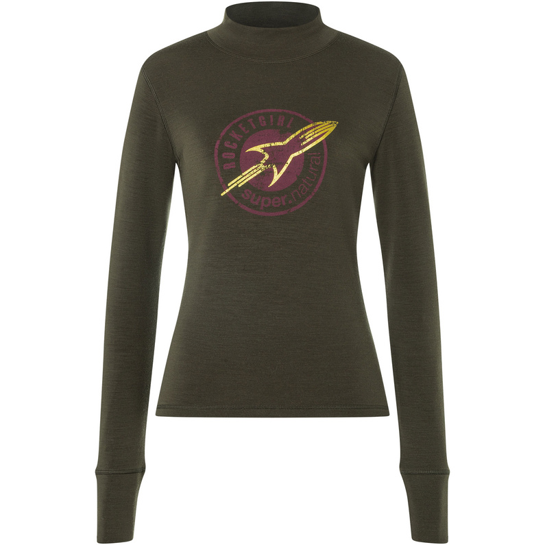 Super.Natural Damen Rocket260 Turtle Neck Longsleeve