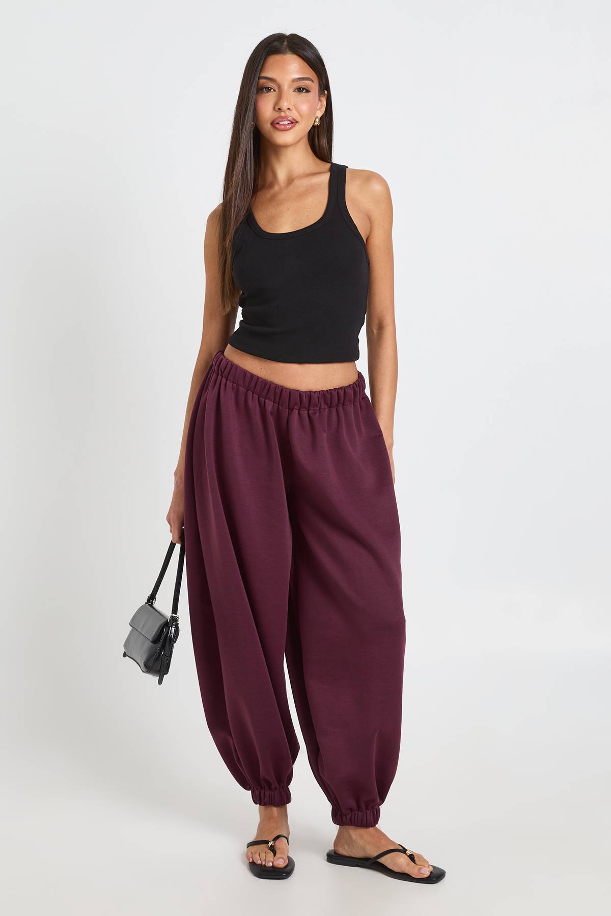 boohoo Pantalon Ballon En Jersey