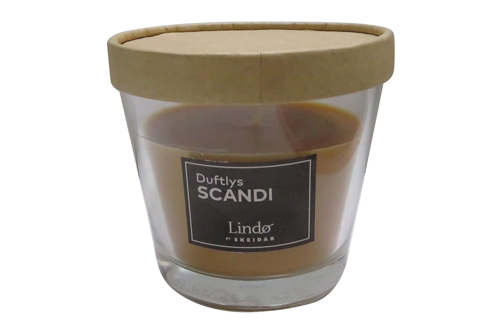 Scandi Ambre Patchouli duftlys Lys brun Ø9 H8,3 cm