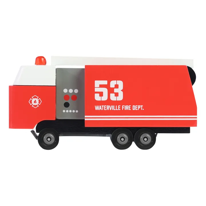 Candylab Camion de pompier en bois