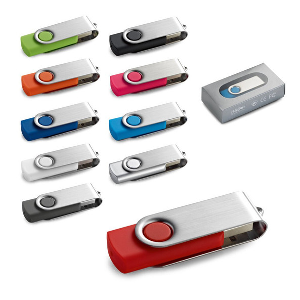 hi!dea 97549 - Clé USB 8GB avec attache en métal
