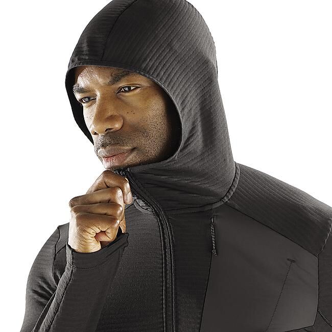 SALOMON - POLAIRE OUTLINE FZ HOODIE M