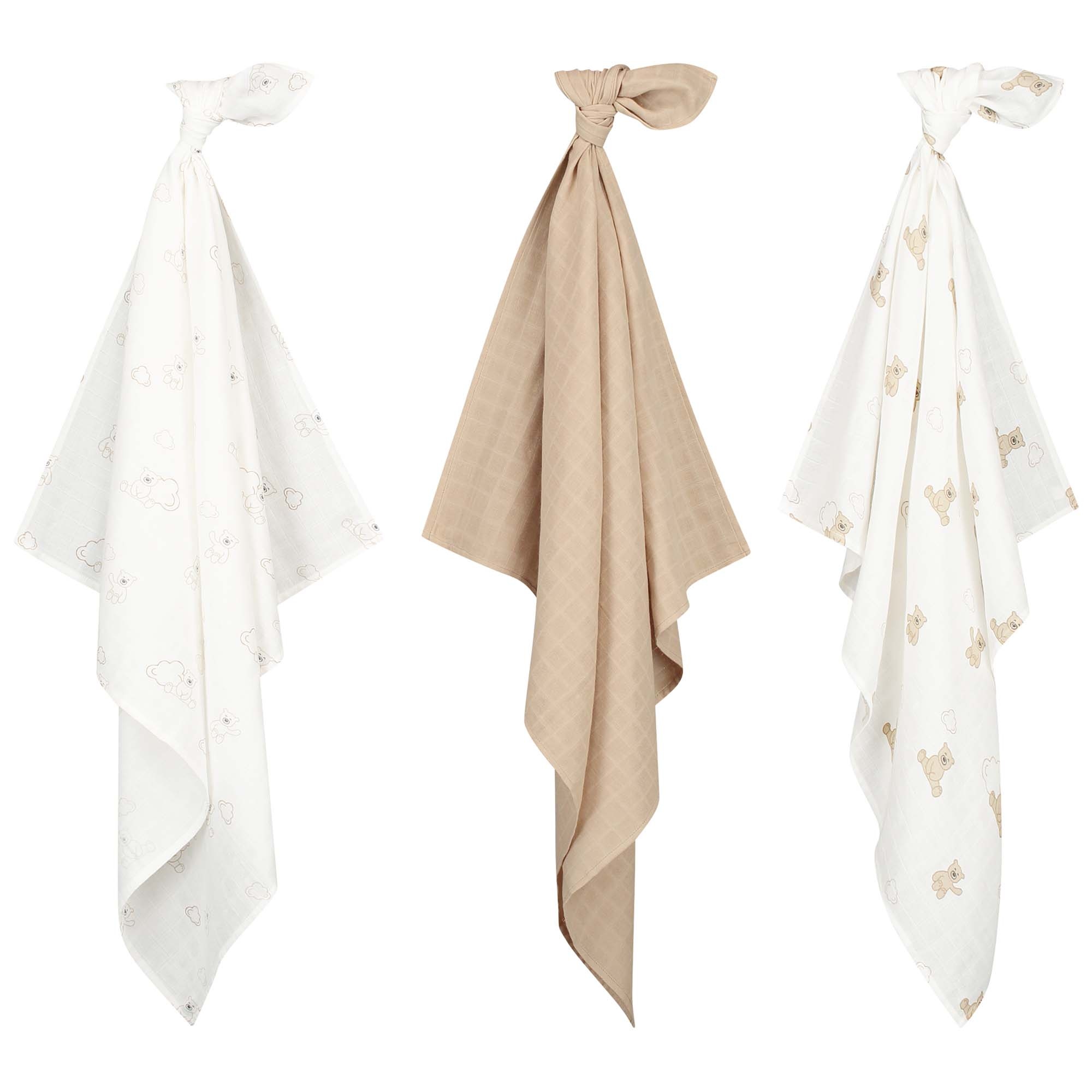 Prénatal hydrofiel luiers 3 stuks beige - Prénatal