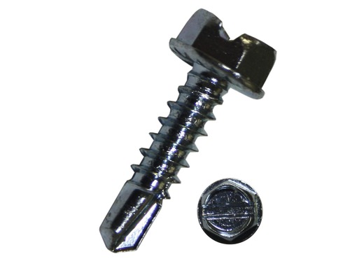 Combinatieplaatschroef met zeskant, 4,2 x 13 mm, verzinkt, 100 stuks