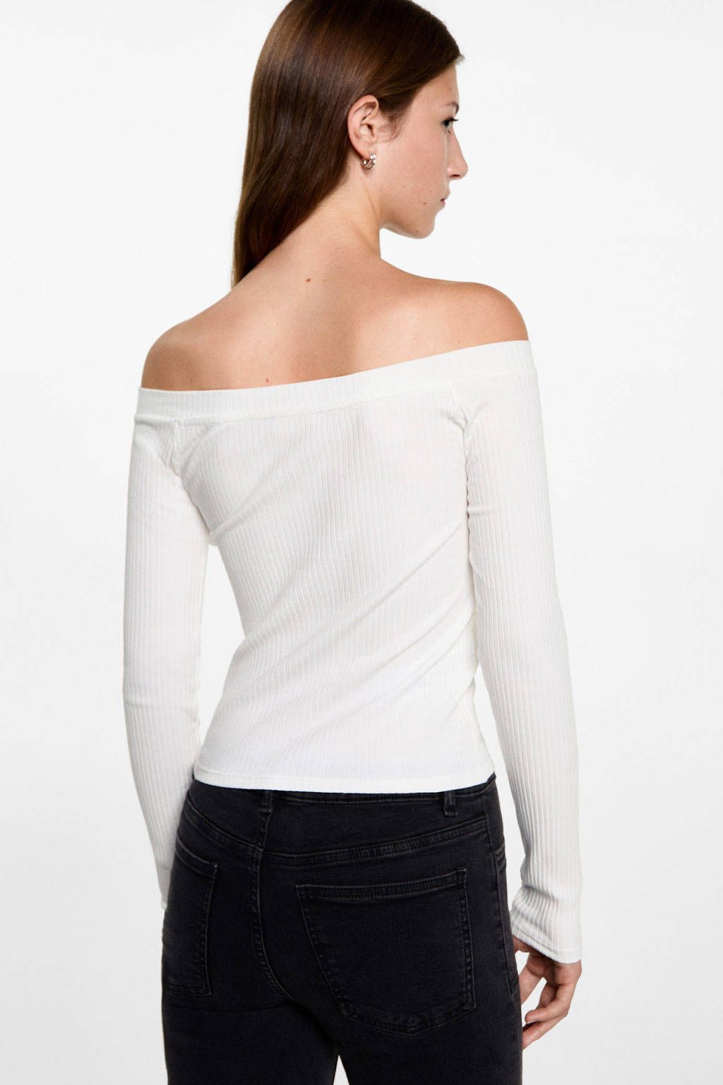 MANGO TEEN off shoulder top wit