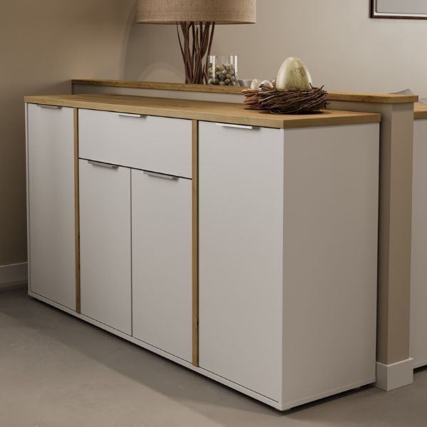 CBA - Dressoir - Wit - MDF - 161x40x86 cm