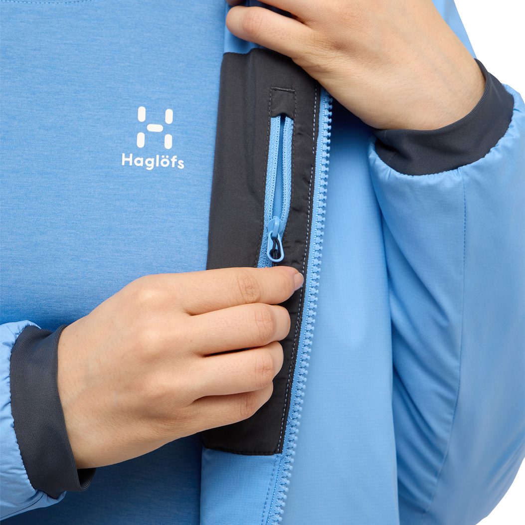 Haglöfs Mimic Alert Hood Isolationsjacke Damen sky blue