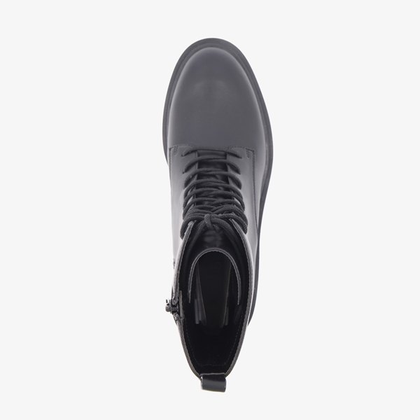 Blue Box dames veterboots zwart