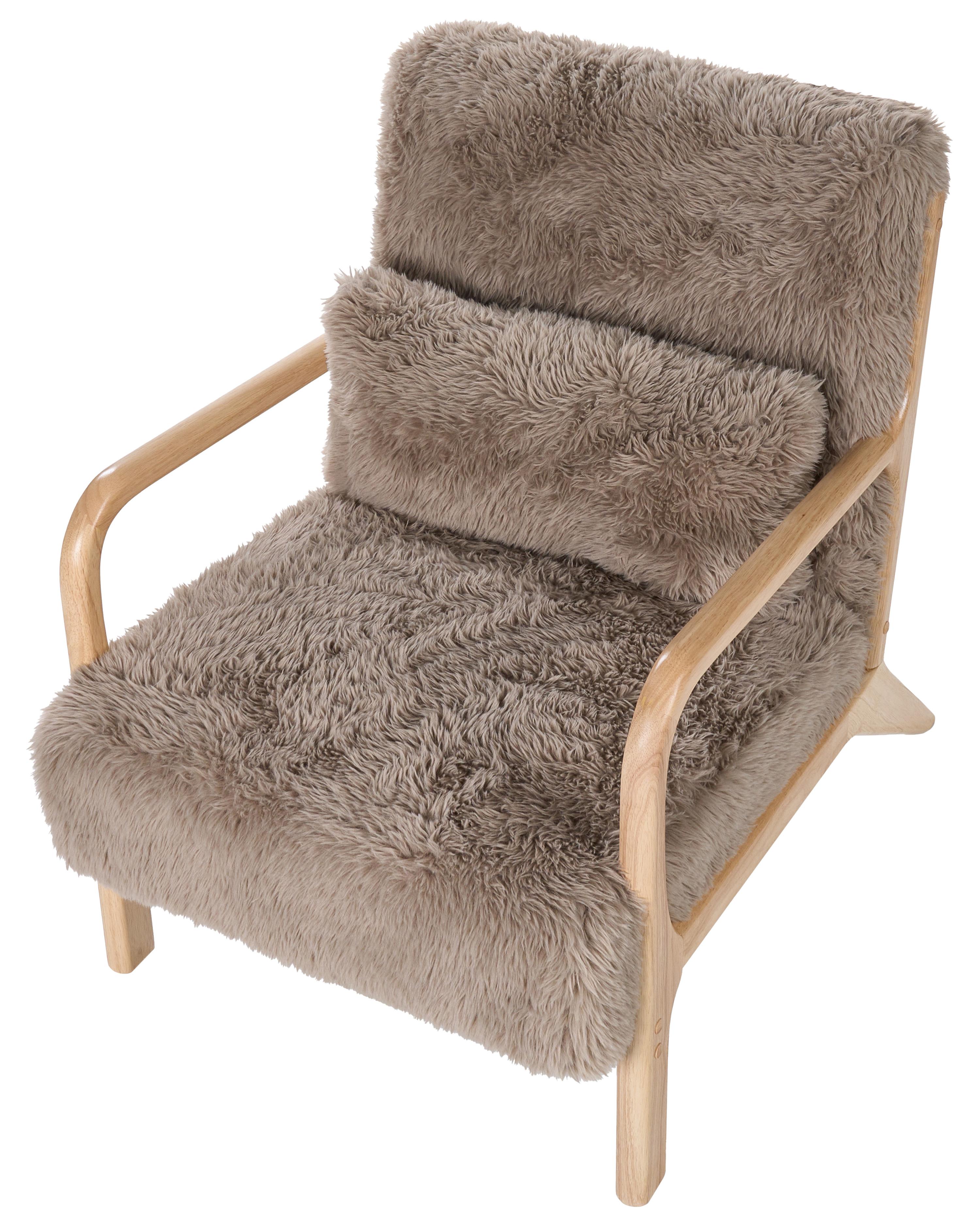 Fauteuil SKOVDE Nepbont Taupe