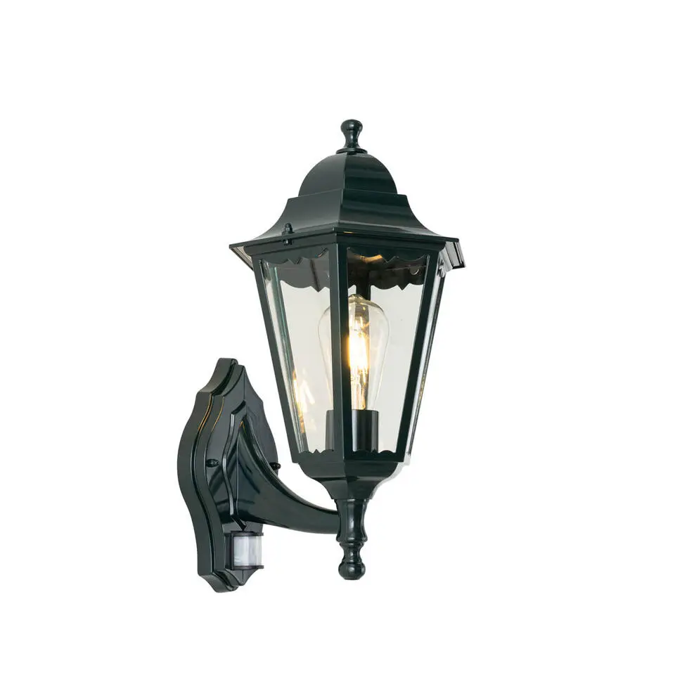Qazqa buitenlampen met sensor new orleans groen e27
