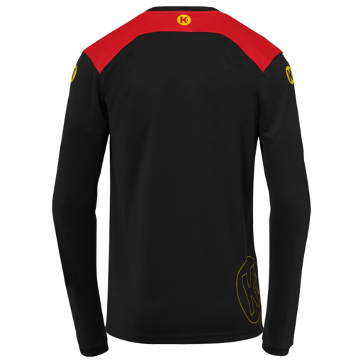 Camiseta de manga comprida Emotion 2.0 preta Kempa
