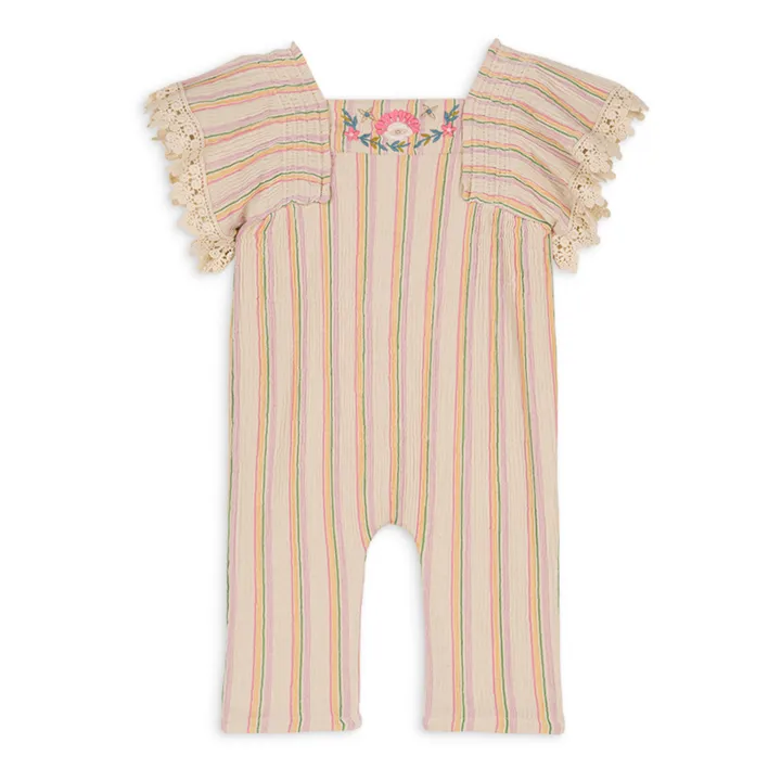 Louise Misha Combinaison Irene Rayée | Beige