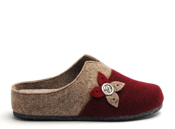 Flyflot chaussons femme fegreac rouge