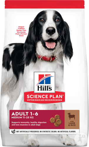 Hill's Science Plan Canine Adult Medium Agneau Et Riz 18kg
