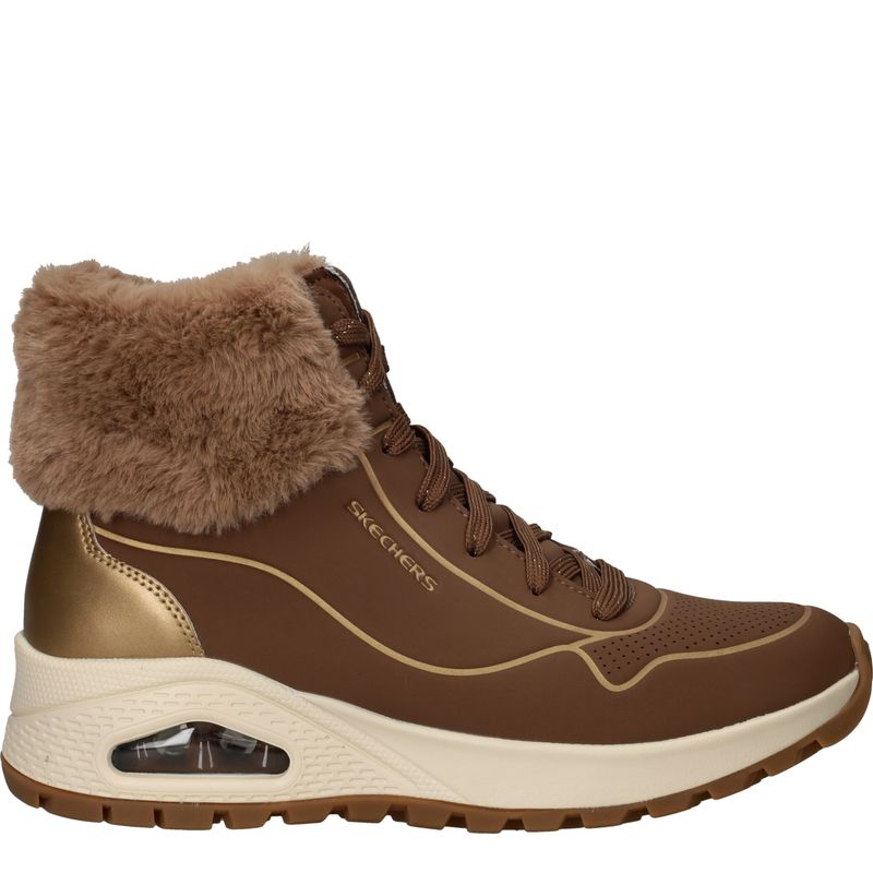 Skechers Uno Rugged Fall Shimmer Veterboots Bruin