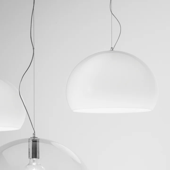 Kartell - FL/Y Pendelleuchte, orange