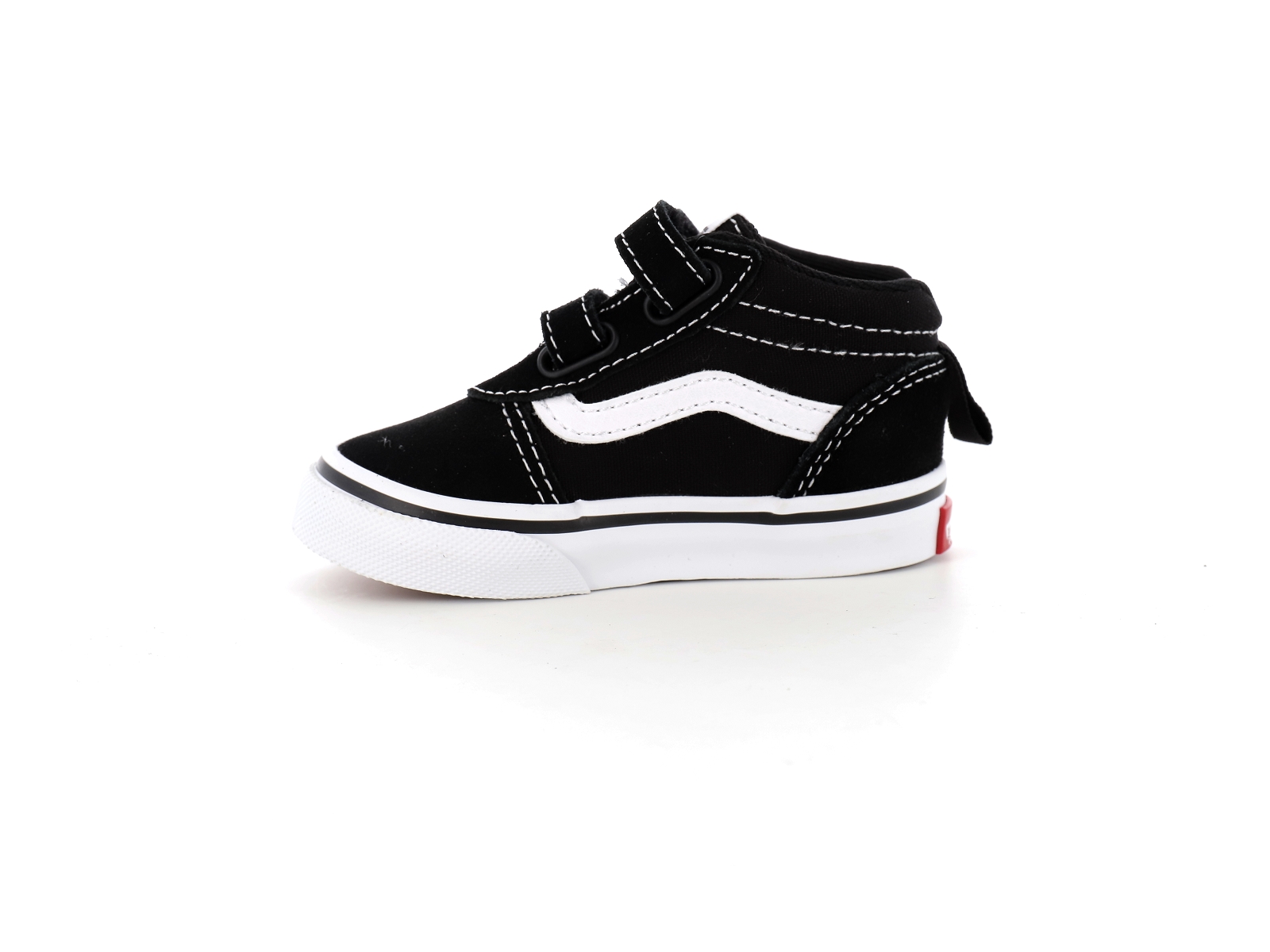 Vans-TD WARD MID V Matières combinées Noir Blanc