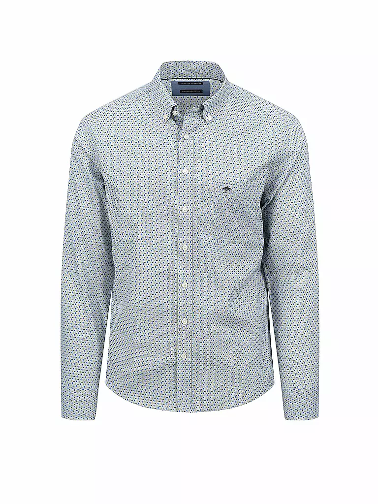 FYNCH HATTON Hemd Casual Fit grün