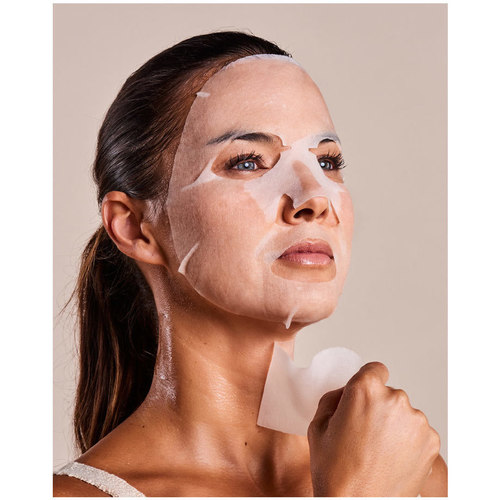 Iroha Nature - 100% Cotton Face & Neck Mask Collagen-antiage