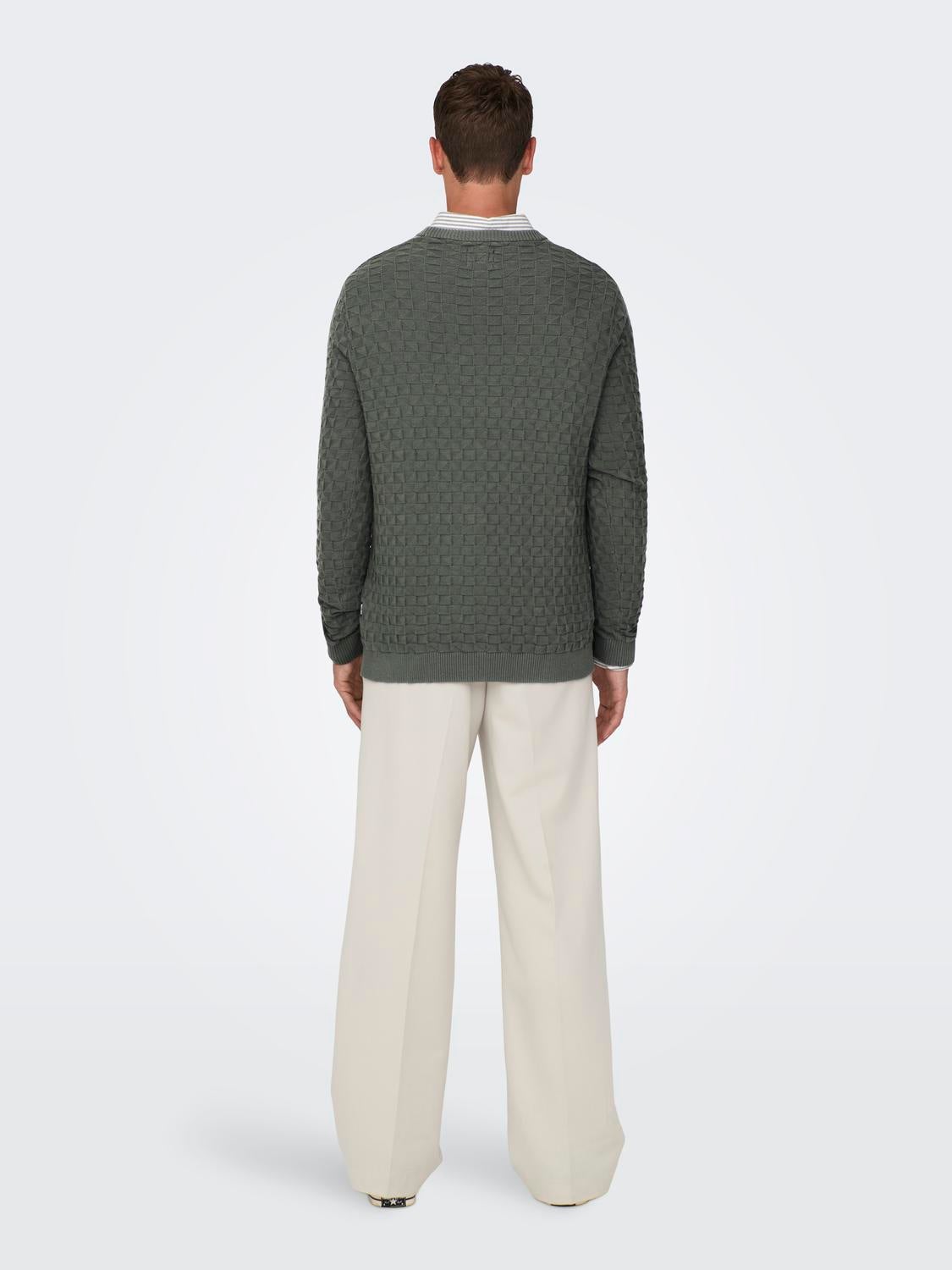 ONSKALLE Pullover Castor Gray