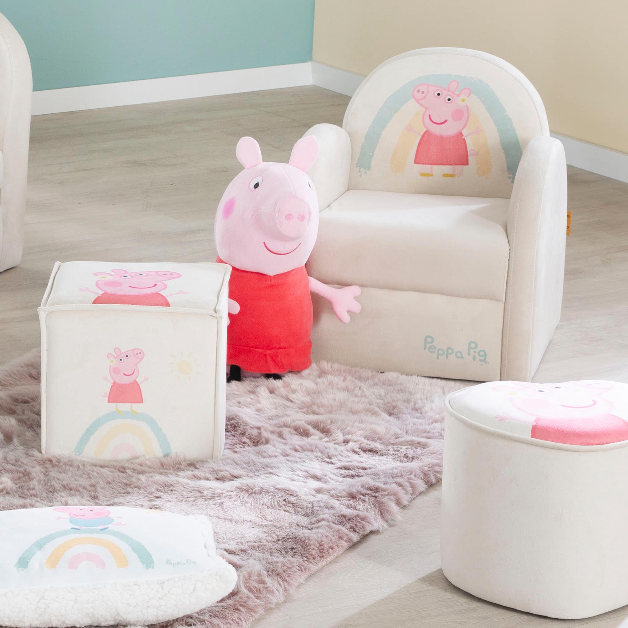 roba® Kindersessel »Peppa Pig« mit runden Armlehnen