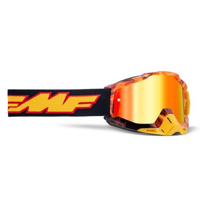 Masque cross FMF VISION POWERBOMB SPARK IRIDIUM 2022 - Noir / Orange