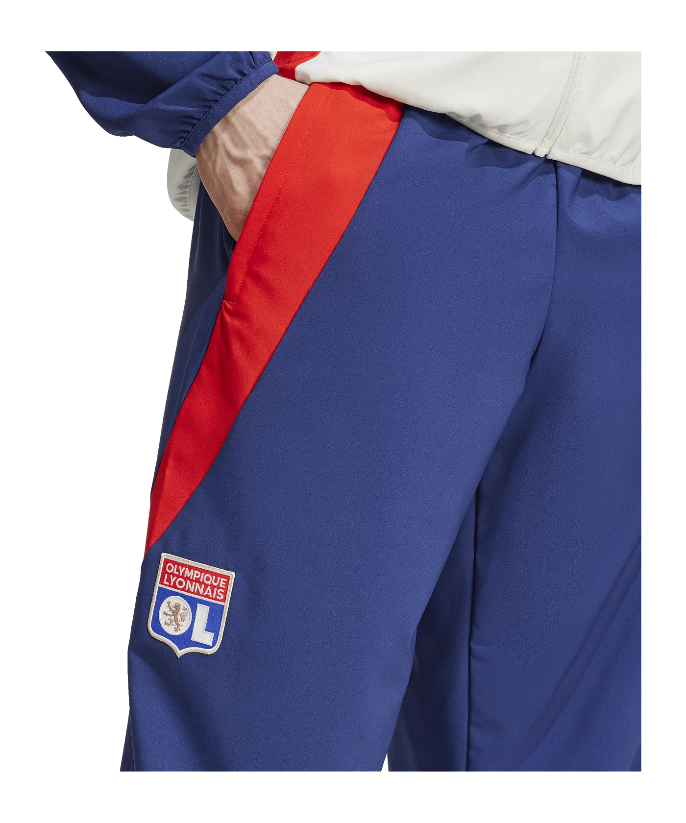 adidas Olympique Lyon Prematch Hose 2024/2025 Blau