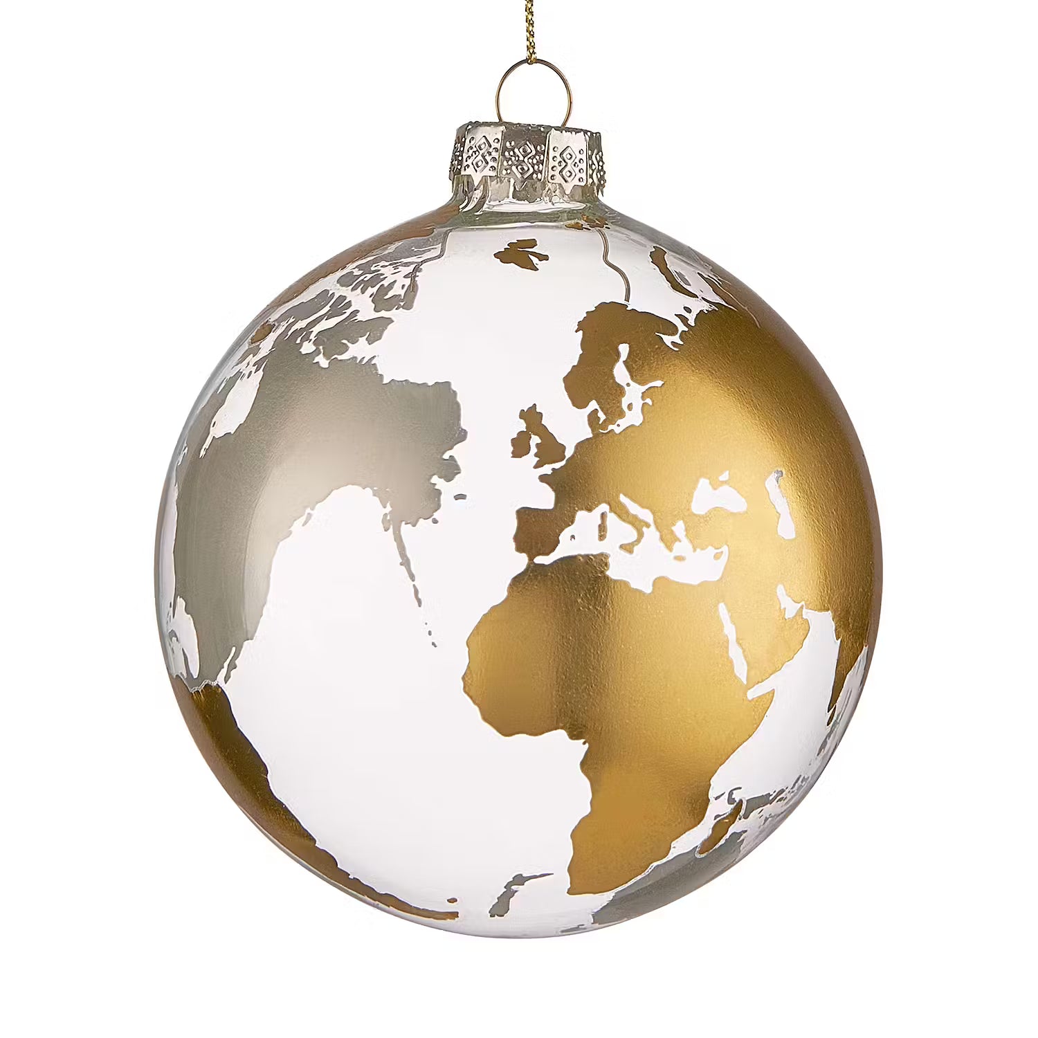 HANG ON Weihnachtskugel Weltkugel 6er-Set