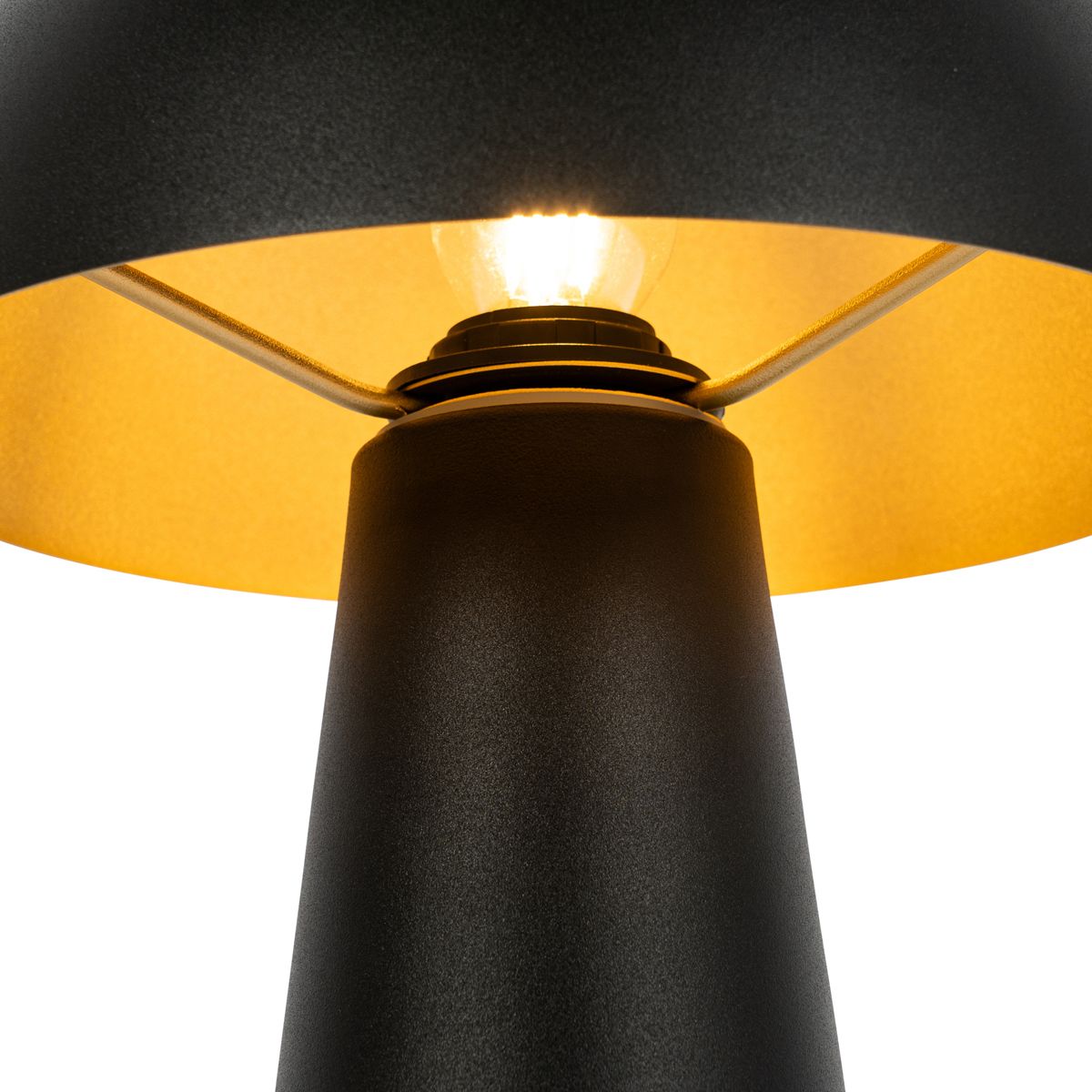 Buiten vloerlamp zwart 50 cm - Mushroom