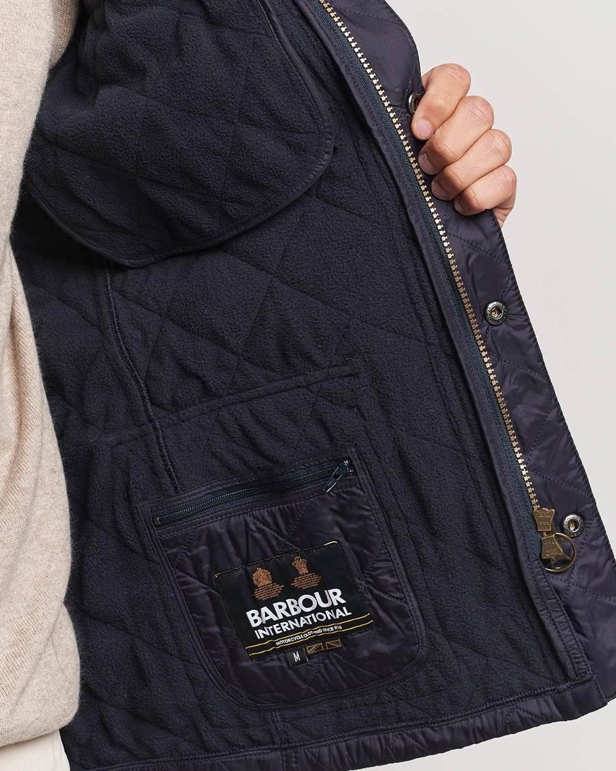 Barbour International Ariel Polarquilt International Jacket Navy