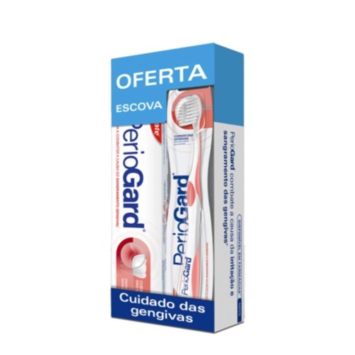 Colgate PerioGard Cuidado das Gengivas Pasta de Dentes 75ml   OFERTA Escova de Dentes Extra Suave