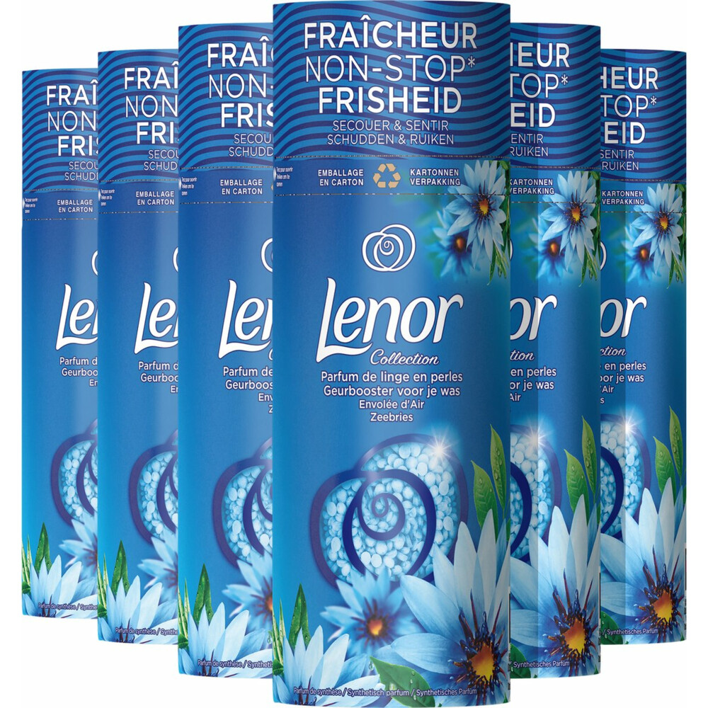 6x Lenor In-Wash Geurbooster Zeebries 13 wasbeurten165 gr