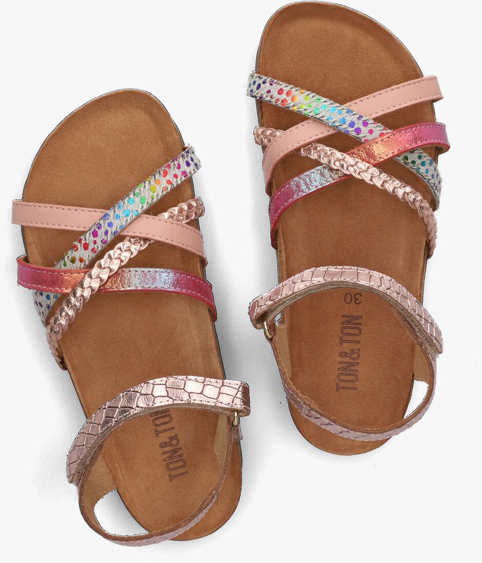 TON & TON roze ton & ton sandalen madita