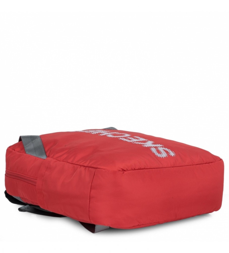 Mochila Skechers Unissex Griffinc S901 vermelha - 39x30x10cm -
