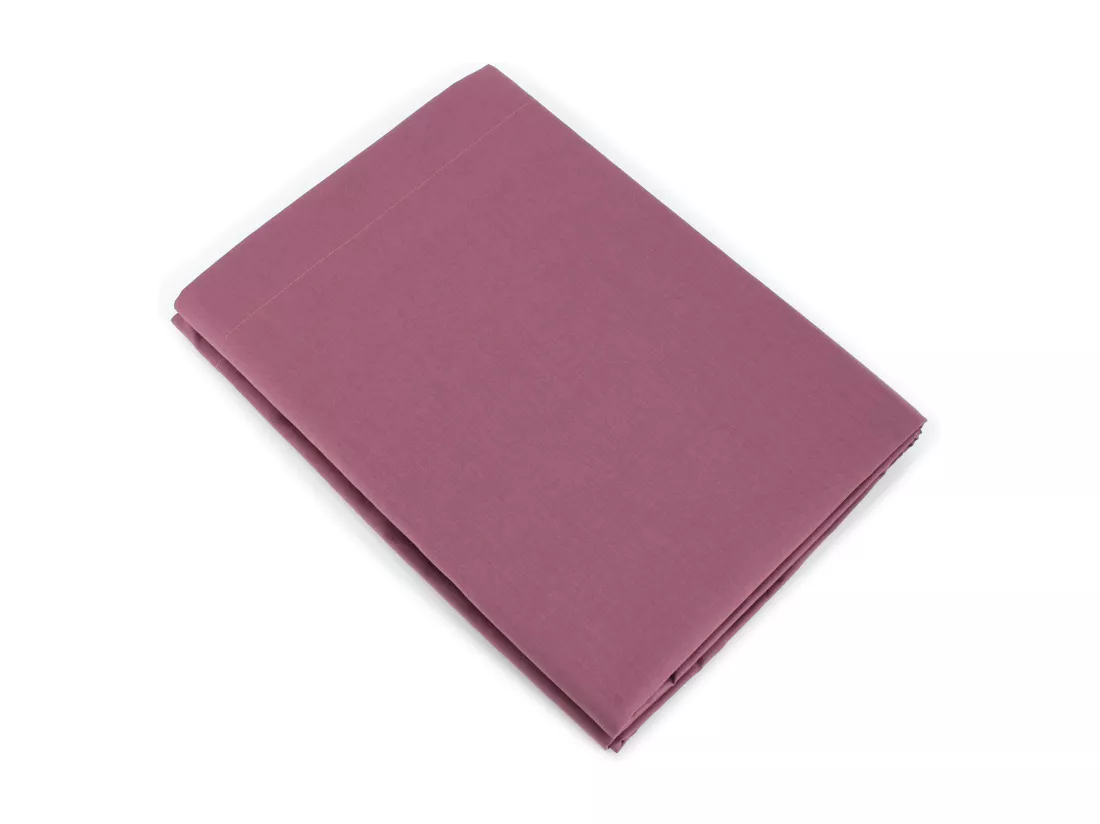 Drap plat uni 240x310 cm coton ALTO Raisin