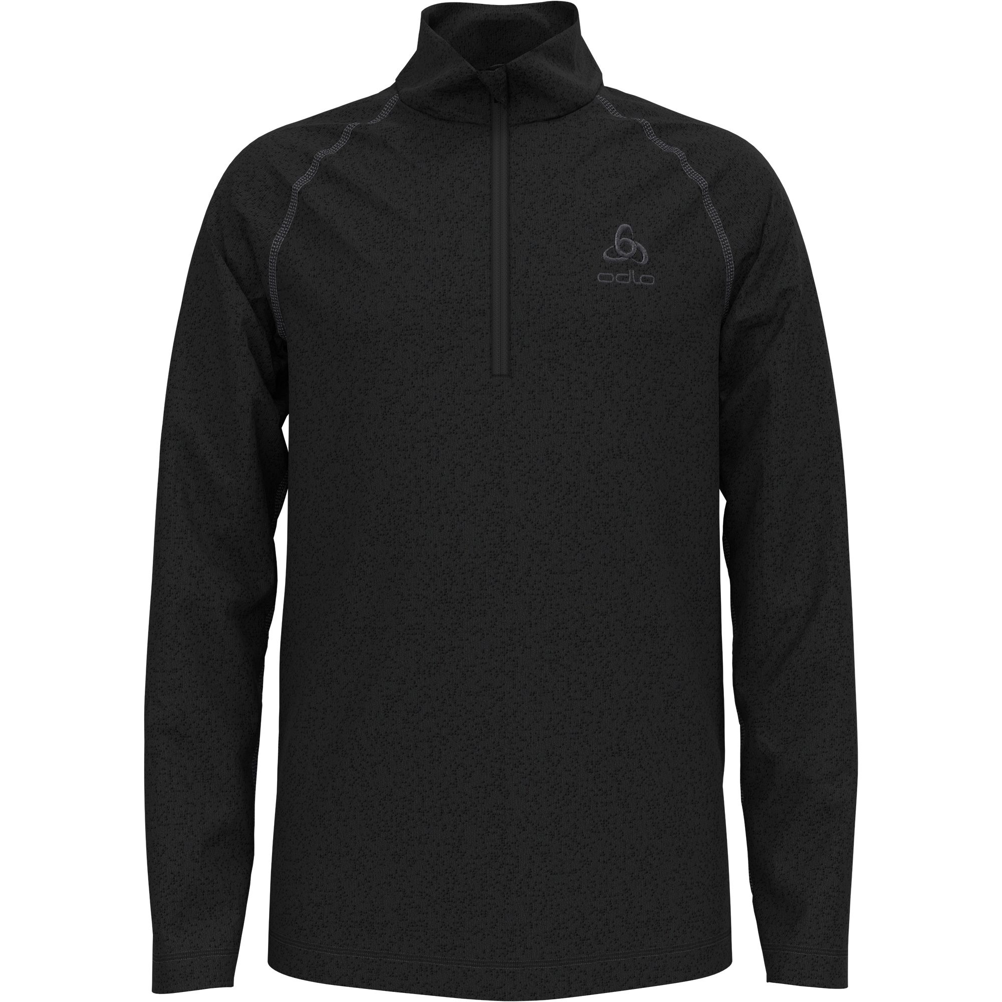 Odlo Rigi Kids 1/2 Zip Midlayer Kinder schwarz