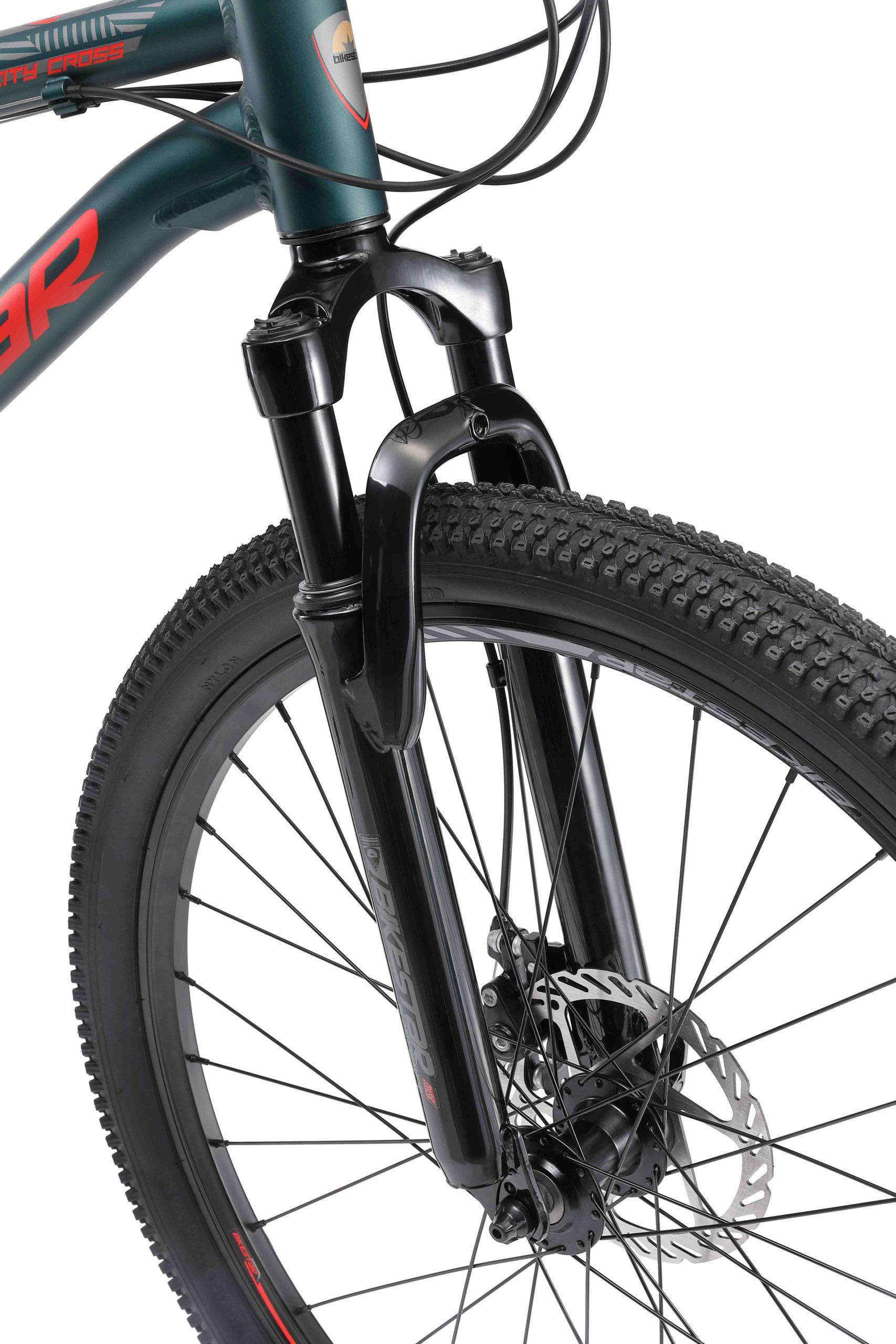 BikeStar MTB Fully, aluminium, 26 inch, 21 speed, groen