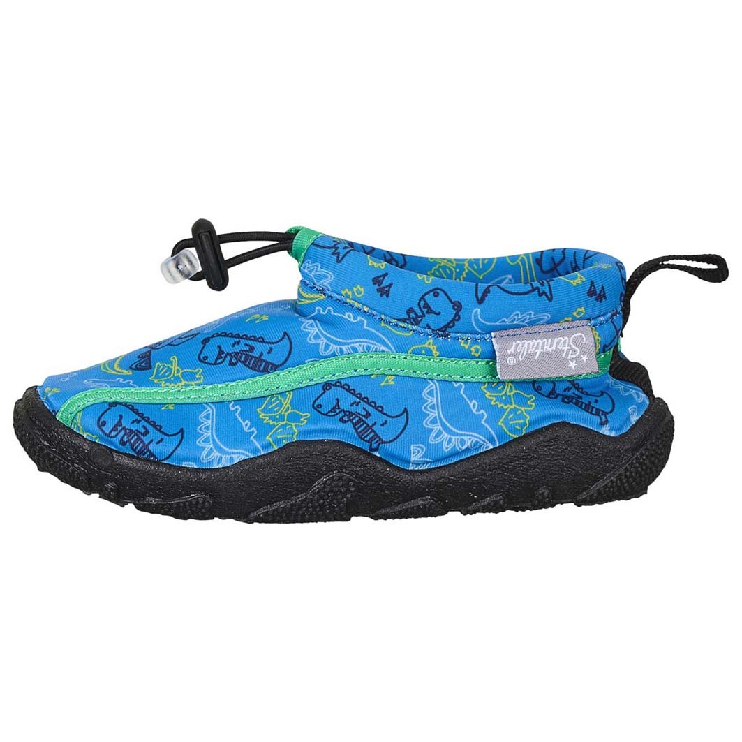 Badeschuhe DINO in leuchtblau