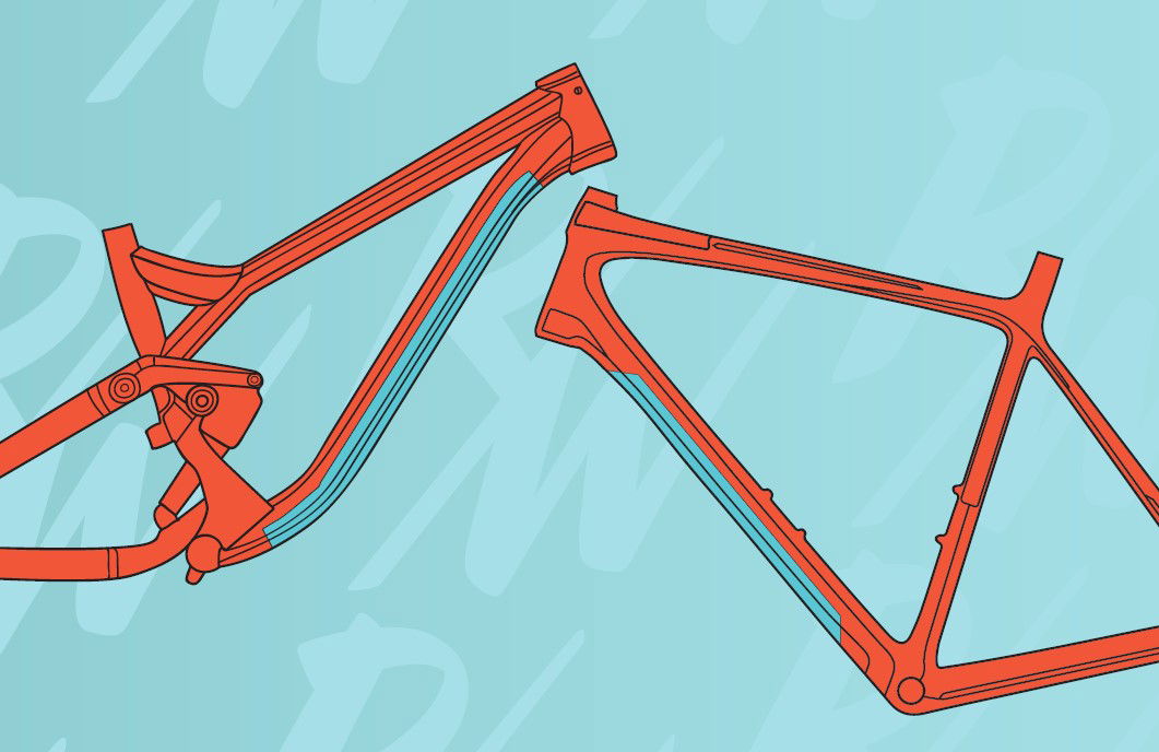 RideWrap essential protection -downtube