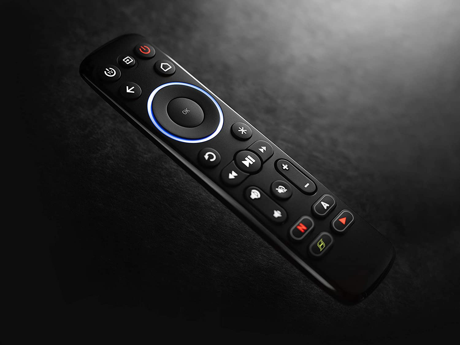 Streaming Universal Ersatz Fernbedienung für TV / Streaming / Sound Bar URC 7935 (Batteriebetrieben) - Schwarz