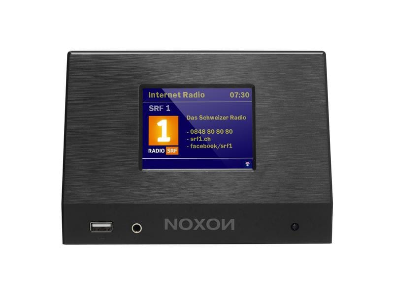 Noxon Radio-Tuner A120 Schwarz Adapter für UKW/DAB/DAB /UKW mit Internet-Radio