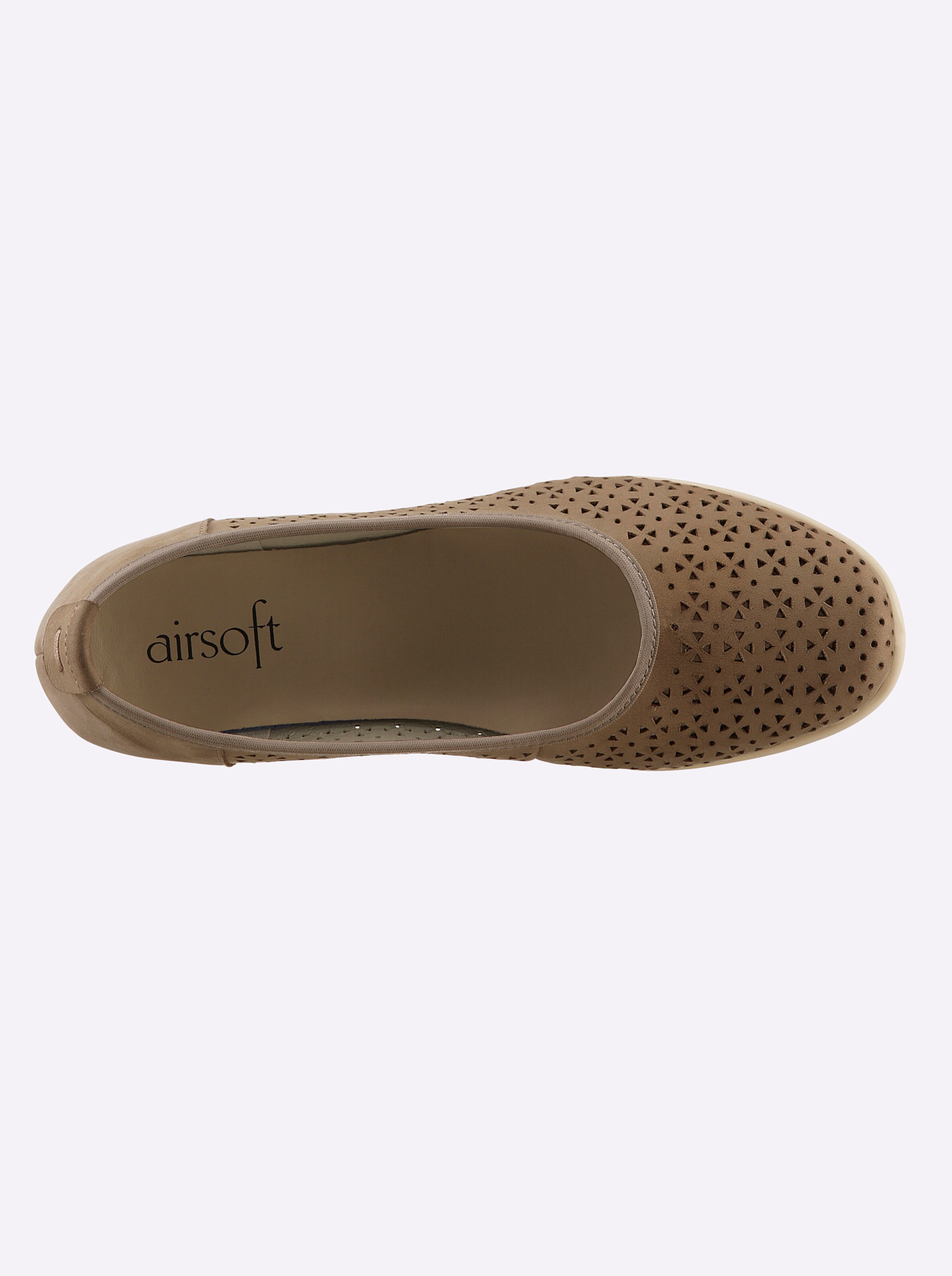 airsoft comfort+ Ballerina in camel