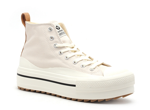 Victoria boots bottine femme tribu dob lona piez 1061122 beige