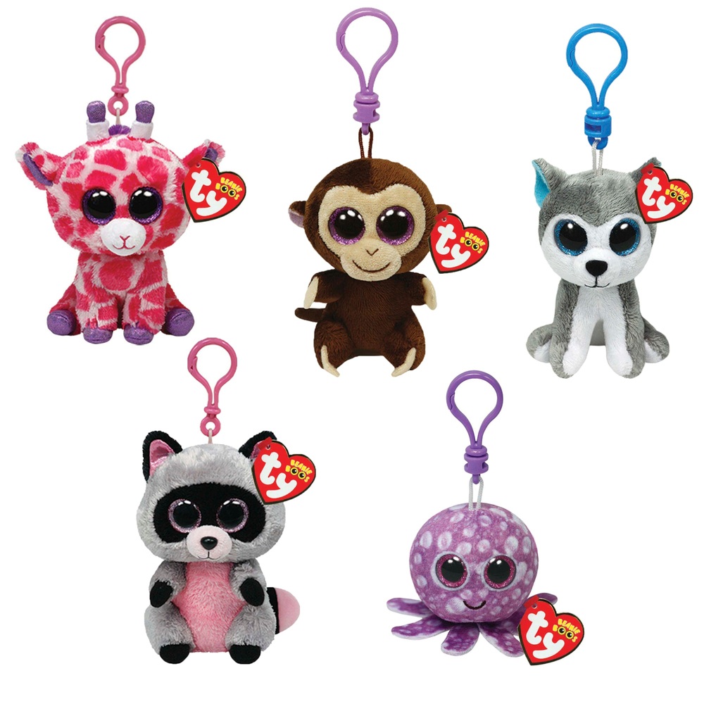 Ty Beanie Boo Haarspangen, sortiert, 8 cm