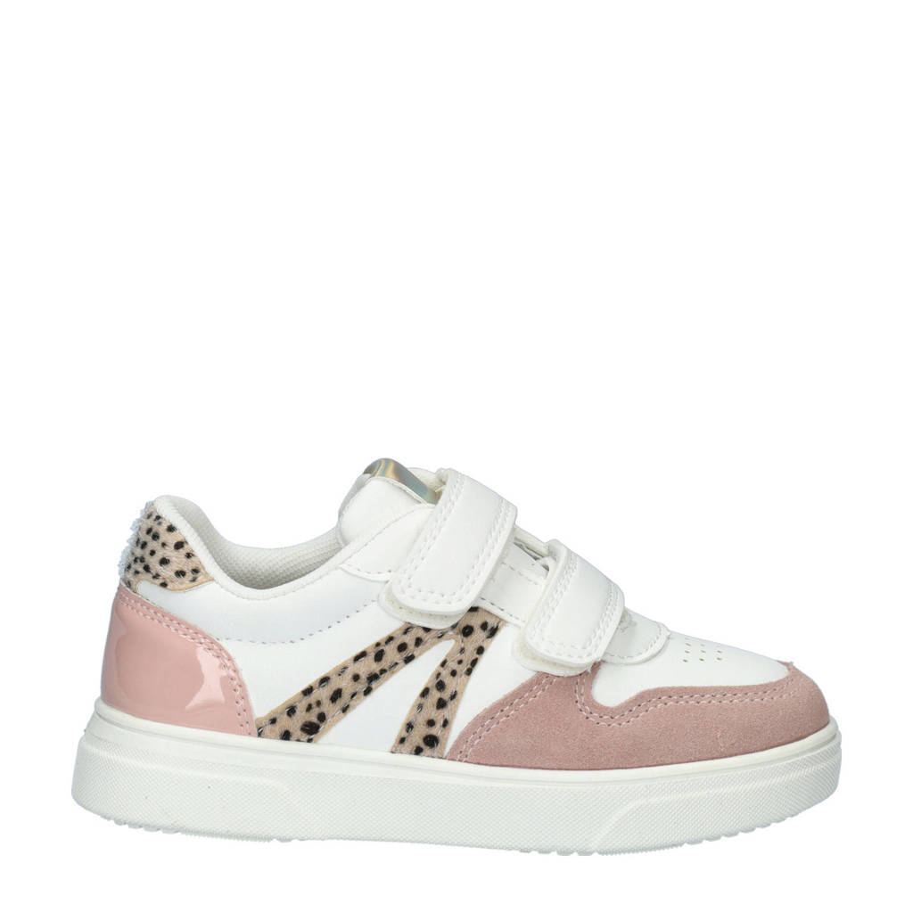 Nelson Kids sneakers wit/roze