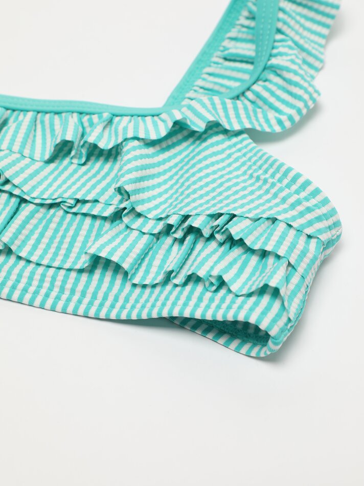 Conjunto de 2 peças e elástico de cabelo - Turquesa
